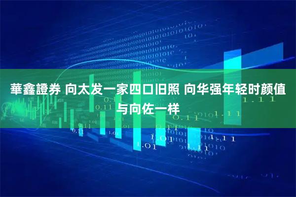 華鑫證券 向太发一家四口旧照 向华强年轻时颜值与向佐一样